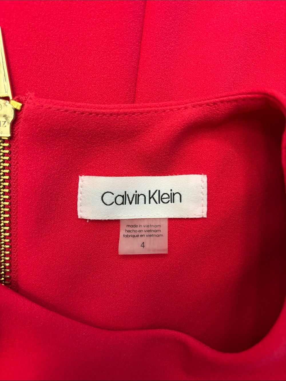 Calvin Klein Hot Pink Sleeveless Sheath Midi Dress - Picture 7 of 7